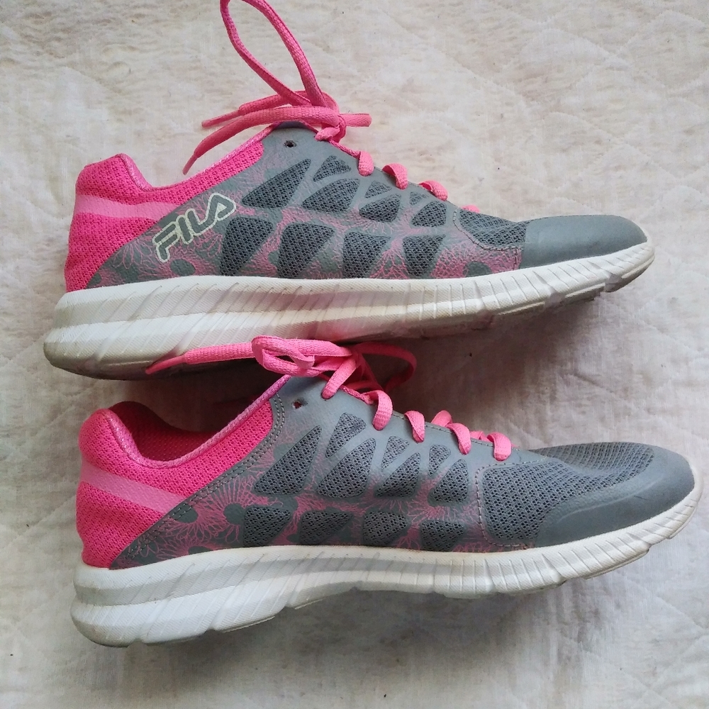 Fila Pink Flower Sneakers